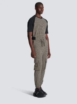 Clearance Monogram Jacquard Cargo Joggers Sportswear|Trousers And Shorts