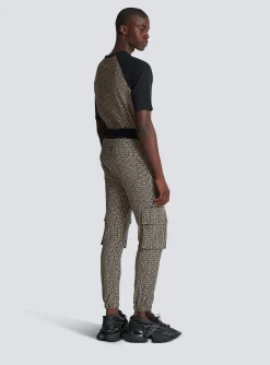 Clearance Monogram Jacquard Cargo Joggers Sportswear|Trousers And Shorts