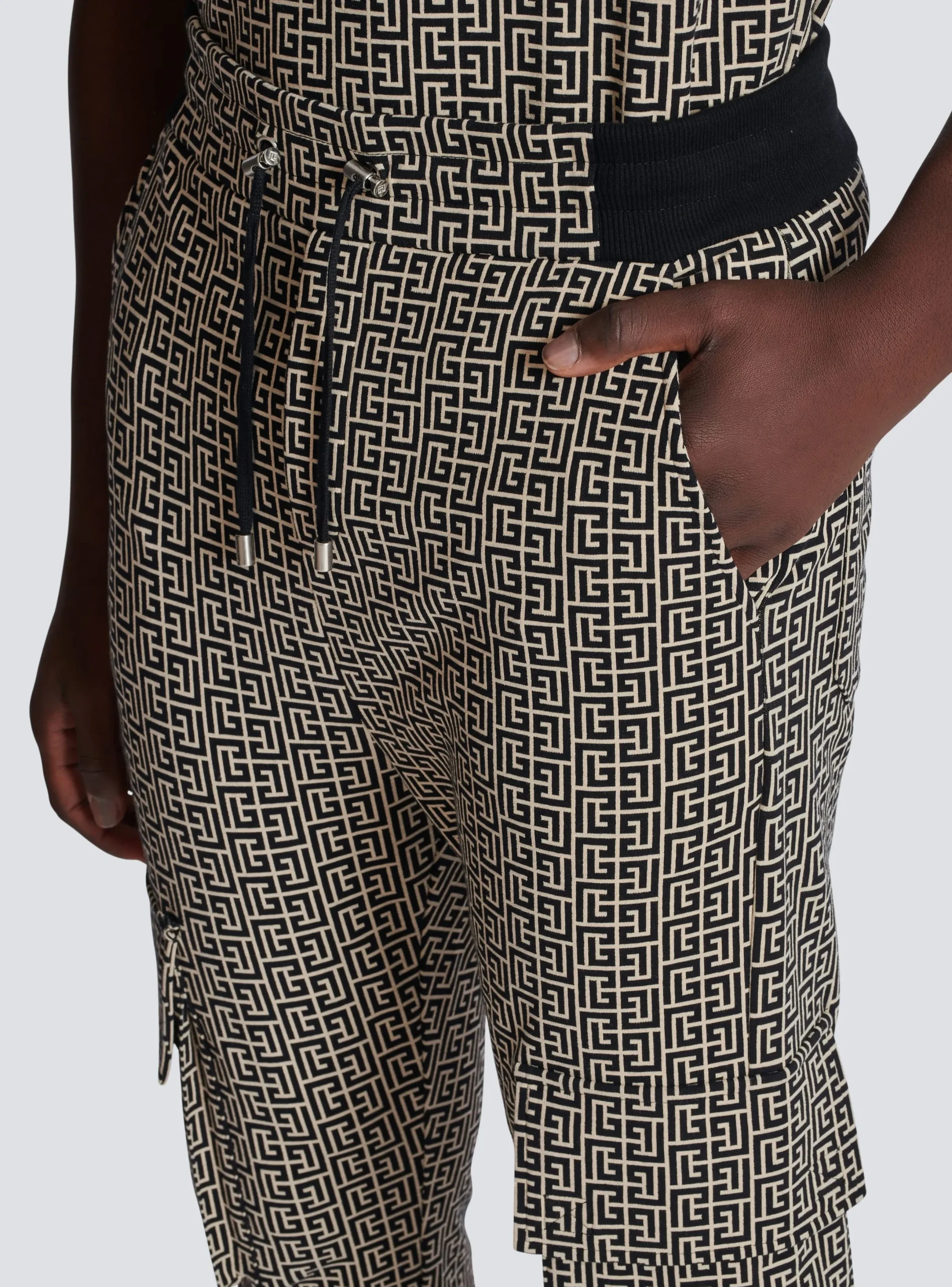 Clearance Monogram Jacquard Cargo Joggers Sportswear|Trousers And Shorts