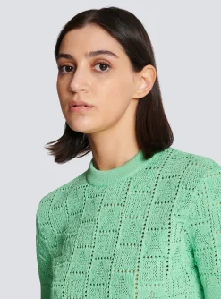 Flash Sale Monogram Knit Jumper Women Knitwear|Tops And Shirts