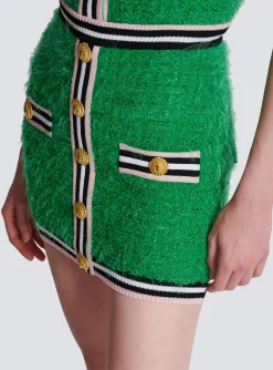 Hot Monogram Knit Skirt Women Skirts|Knitwear