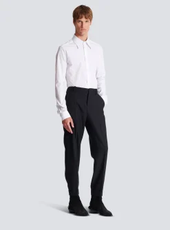 Store Monogram Wool Trousers Trousers And Shorts