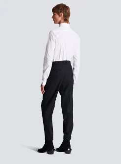 Store Monogram Wool Trousers Trousers And Shorts