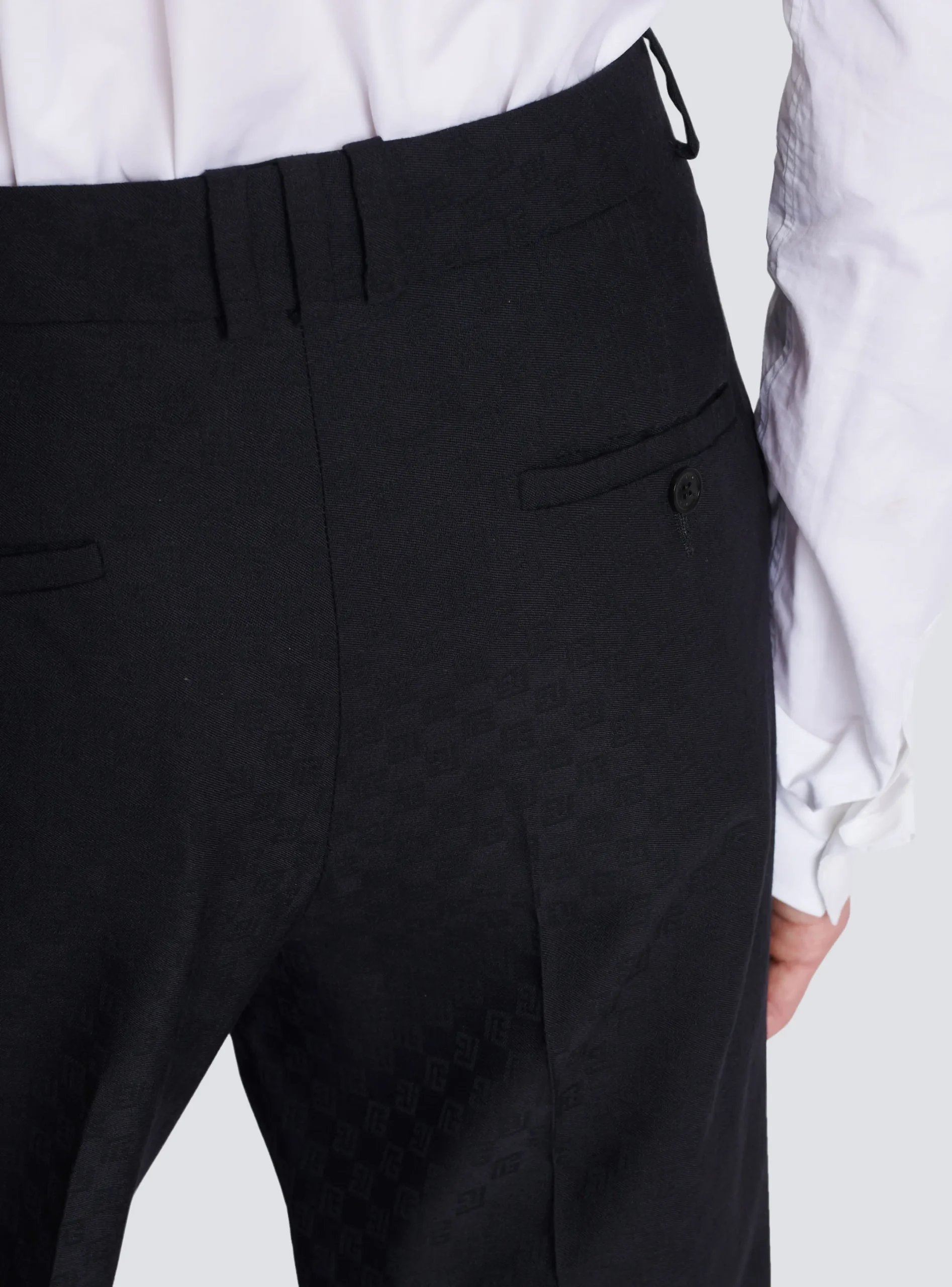 Store Monogram Wool Trousers Trousers And Shorts