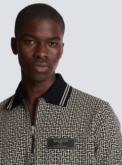 New Monogram Zip Polo Shirt Shirts And Polos