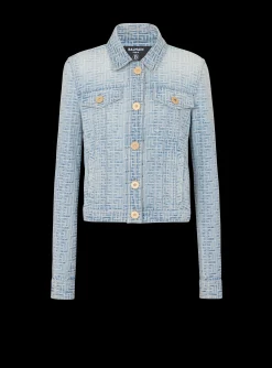 Best Sale Monogrammed Denim Jacket Women Denim|Jackets And Blazers
