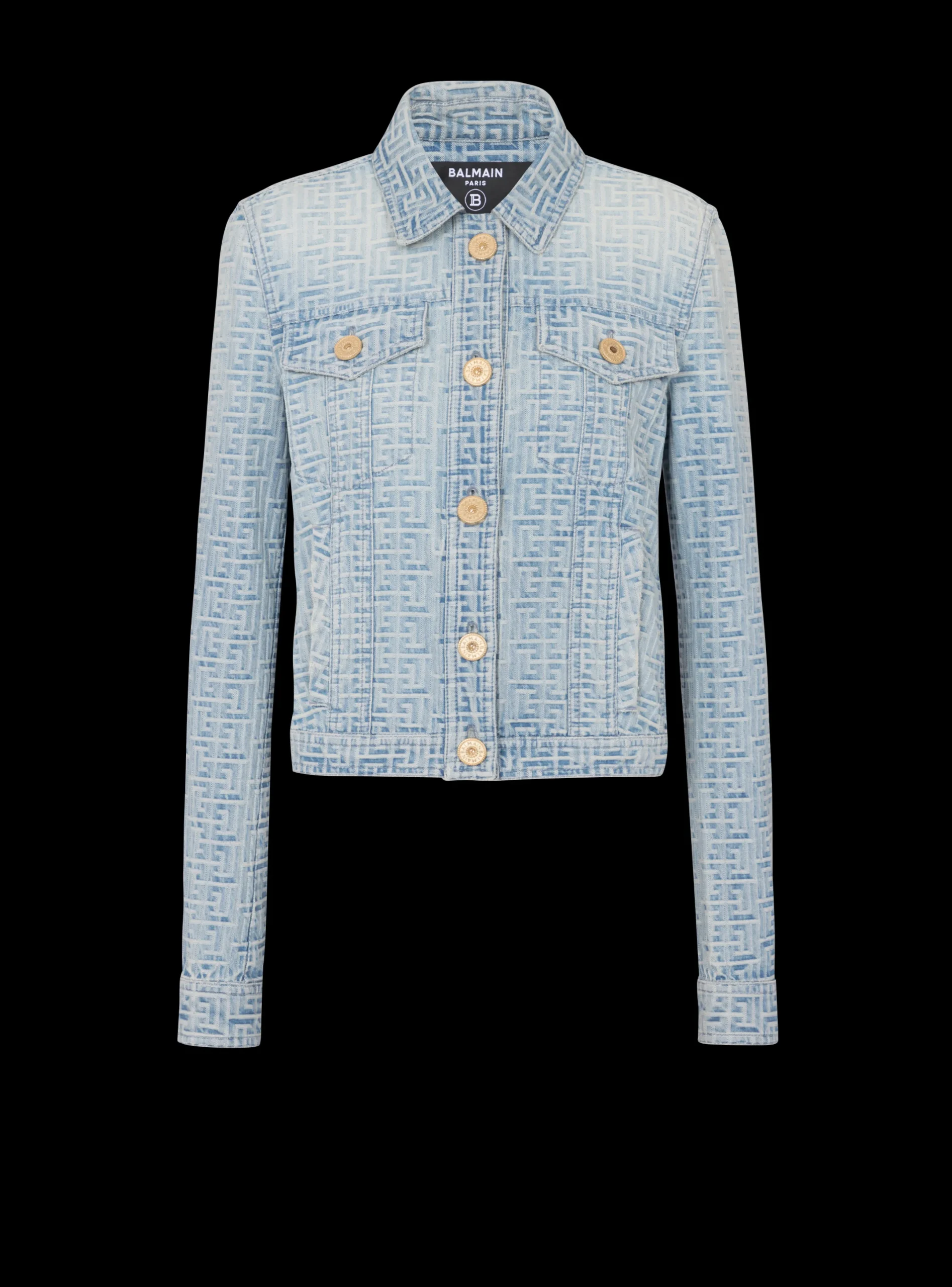 Best Sale Monogrammed Denim Jacket Women Denim|Jackets And Blazers