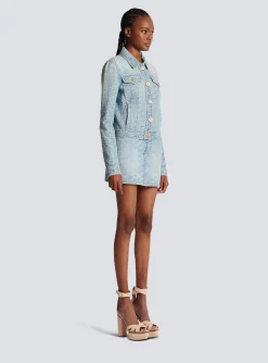 Best Sale Monogrammed Denim Jacket Women Denim|Jackets And Blazers