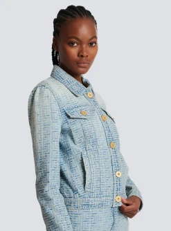 Best Sale Monogrammed Denim Jacket Women Denim|Jackets And Blazers