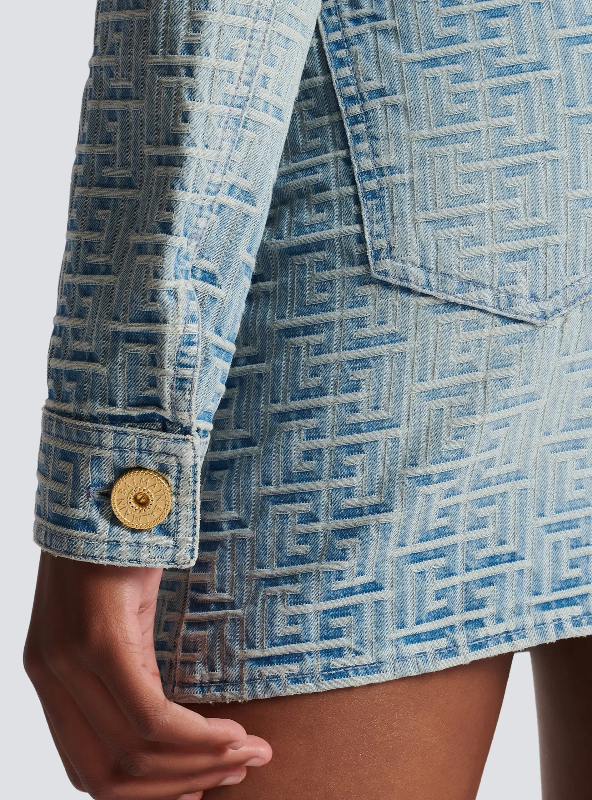 Best Sale Monogrammed Denim Jacket Women Denim|Jackets And Blazers