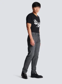 Flash Sale Monogrammed Jacquard Denim Jeans Denim