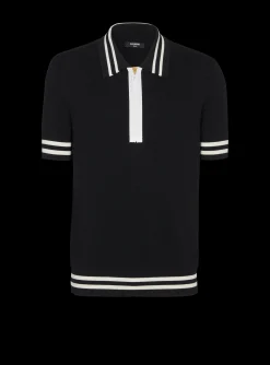 Clearance Monogrammed Jacquard Polo Shirt Knitwear|Shirts And Polos