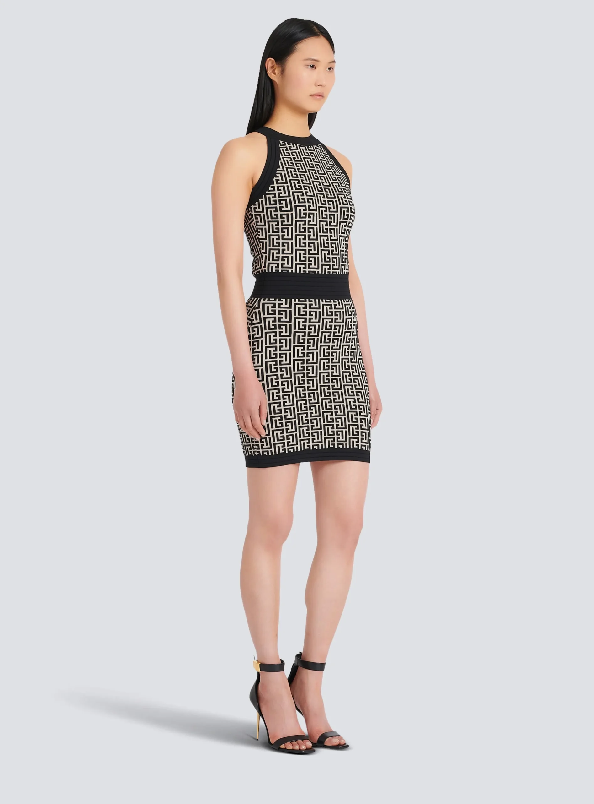 Sale Monogrammed Knit Dress Women Knitwear|Dresses