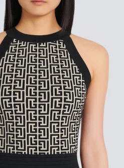 Sale Monogrammed Knit Dress Women Knitwear|Dresses