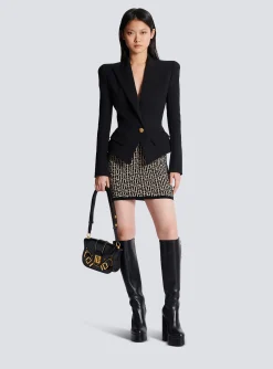 Fashion Monogrammed Knit Skirt Women Skirts|Knitwear