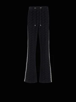 Discount Monogrammed Velvet Joggers Sportswear|Trousers And Shorts