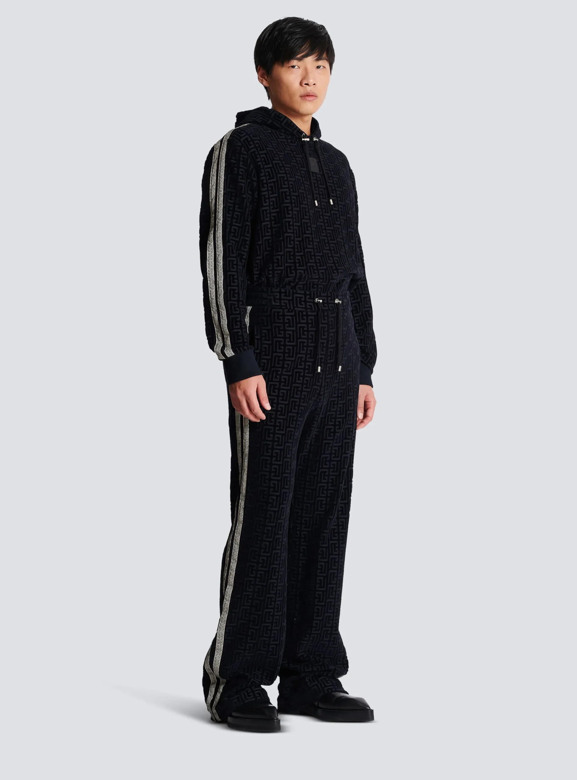 Discount Monogrammed Velvet Joggers Sportswear|Trousers And Shorts