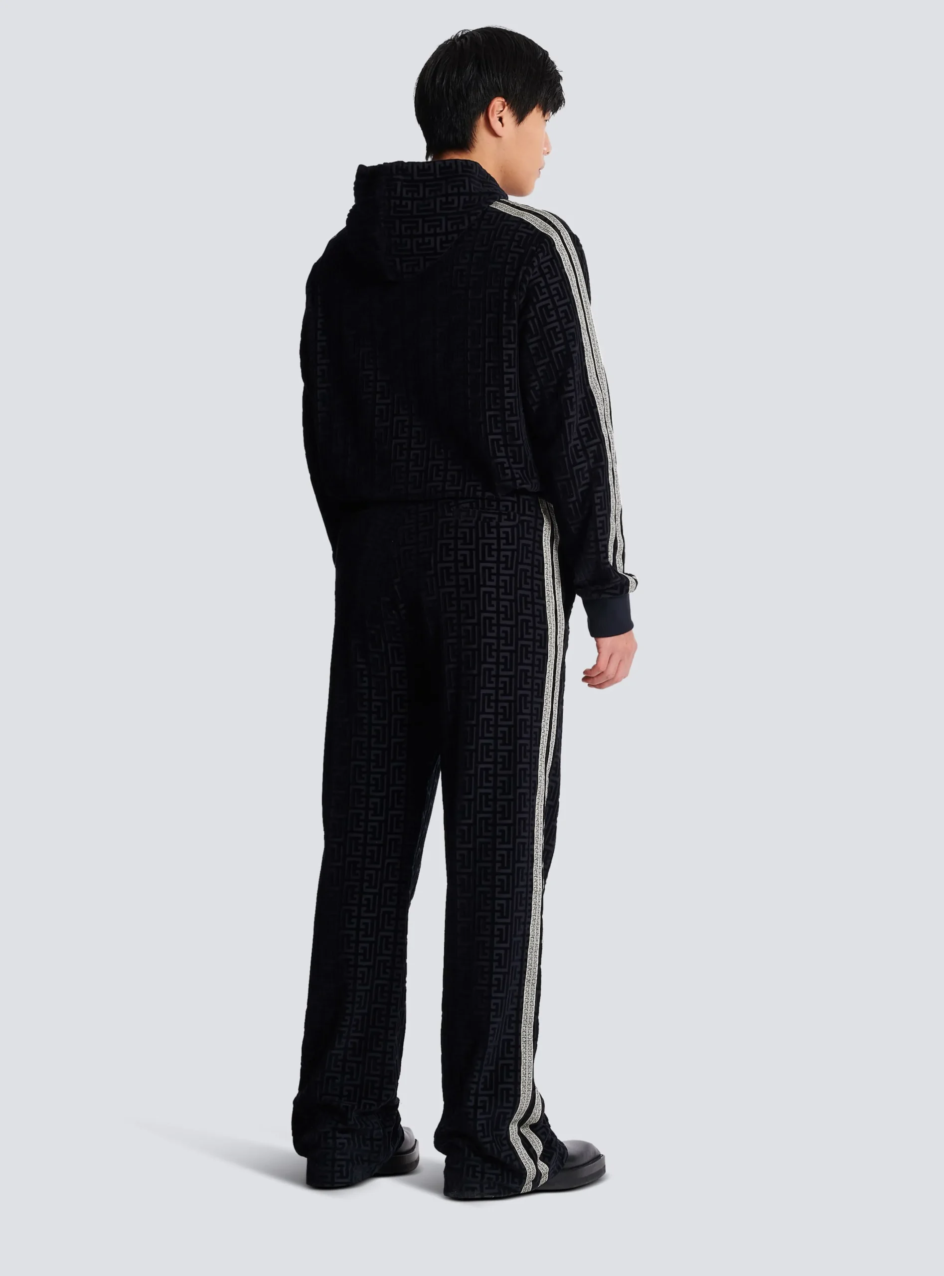 Discount Monogrammed Velvet Joggers Sportswear|Trousers And Shorts