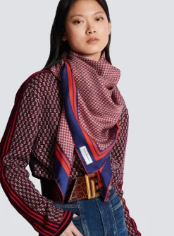 New Monogram-printed Scarf Women Scarves
