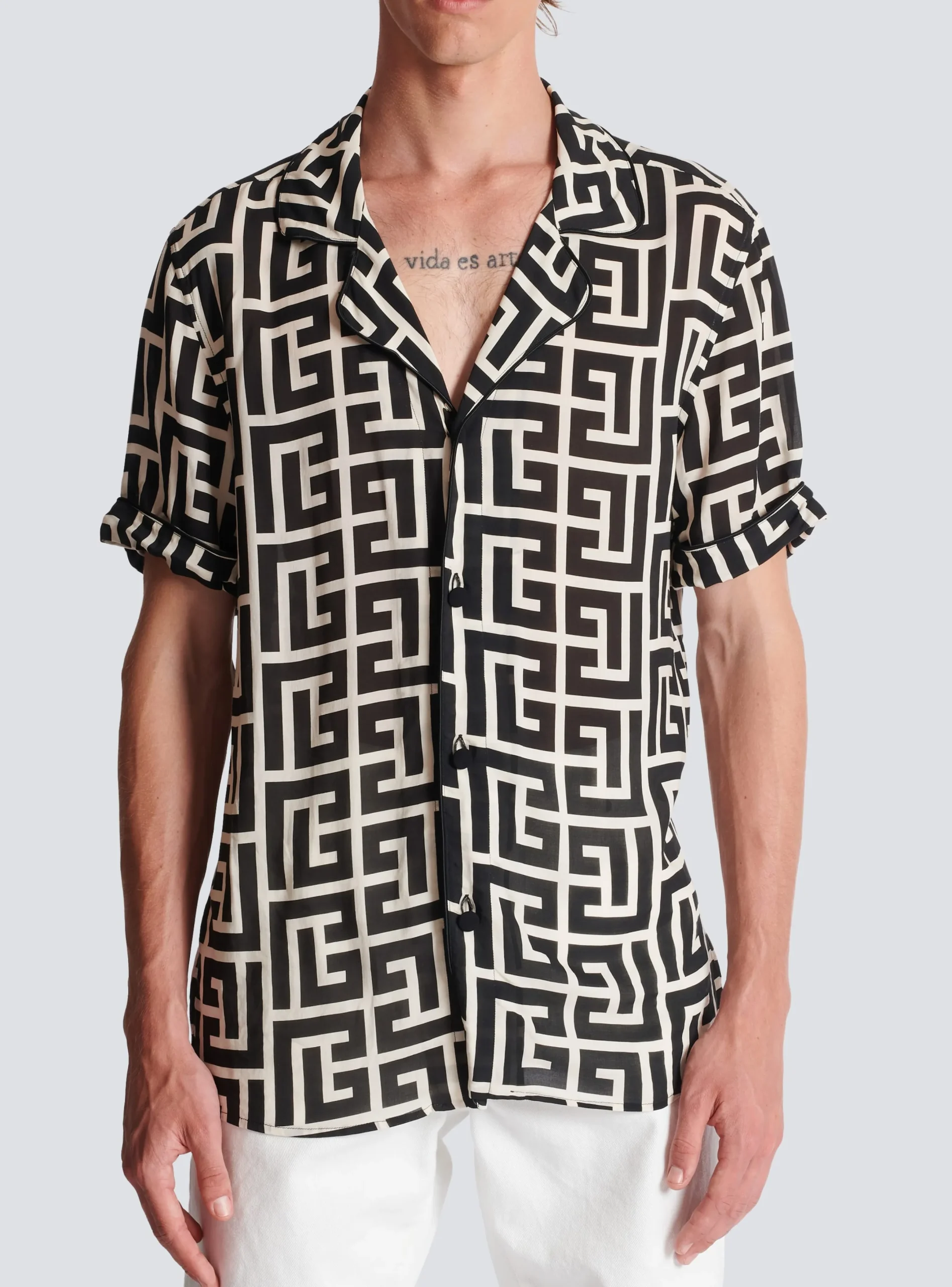 New Monogram-printed Shirt Shirts And Polos