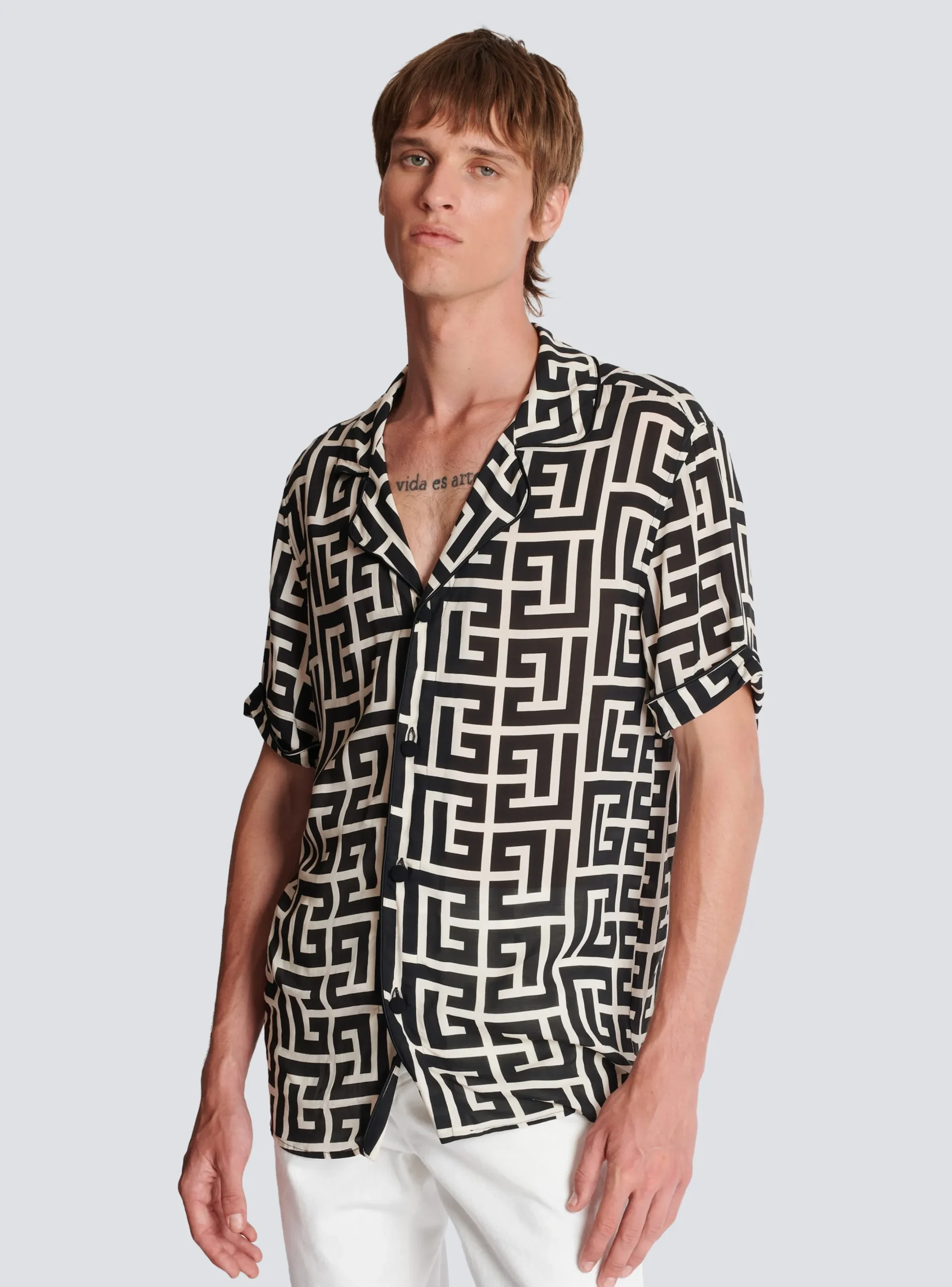 New Monogram-printed Shirt Shirts And Polos