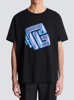 Sale Neon Logo T-shirt Sportswear|T-Shirts