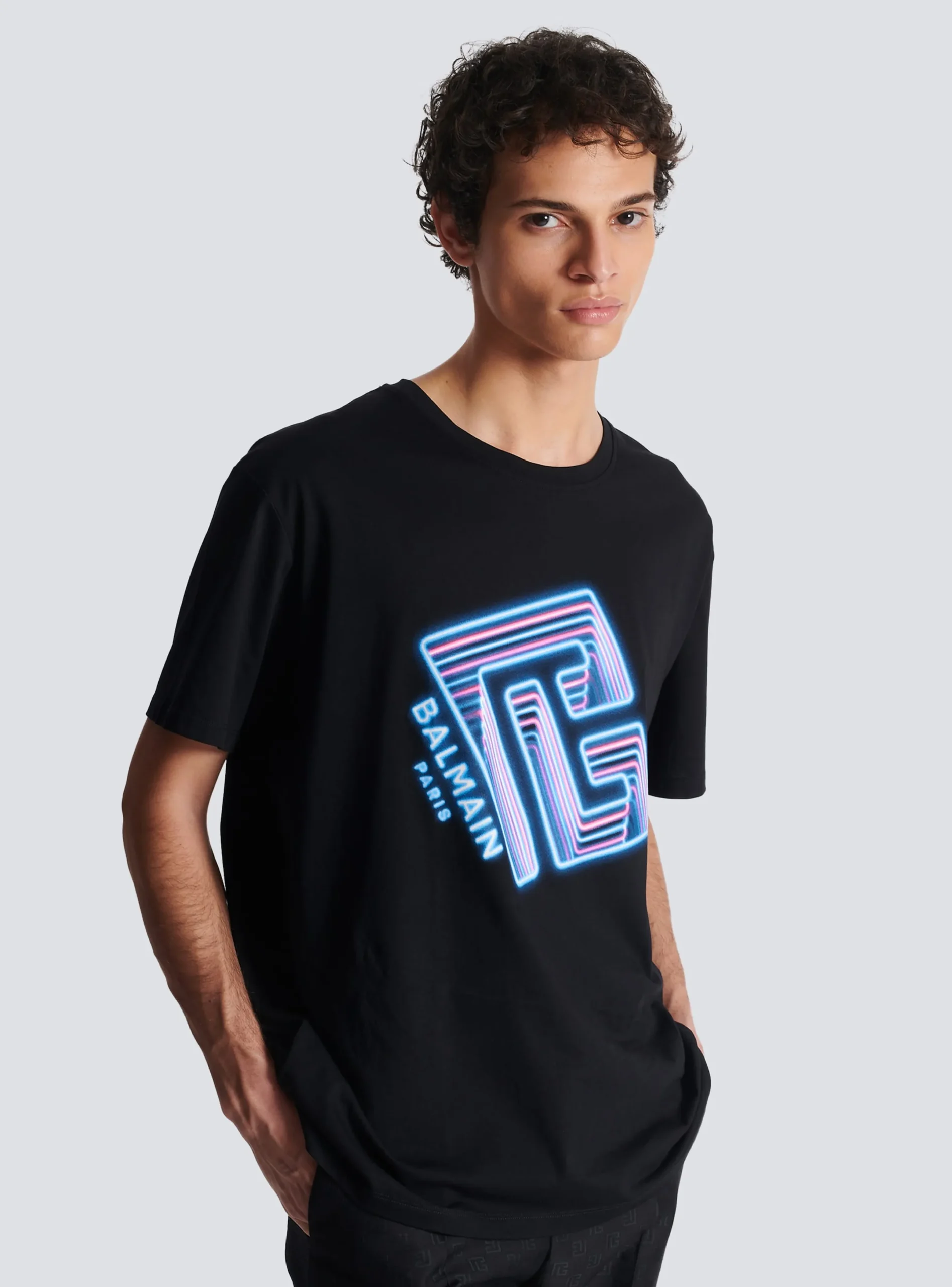 Sale Neon Logo T-shirt Sportswear|T-Shirts