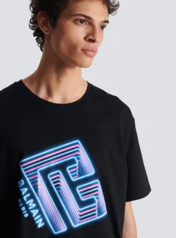 Sale Neon Logo T-shirt Sportswear|T-Shirts