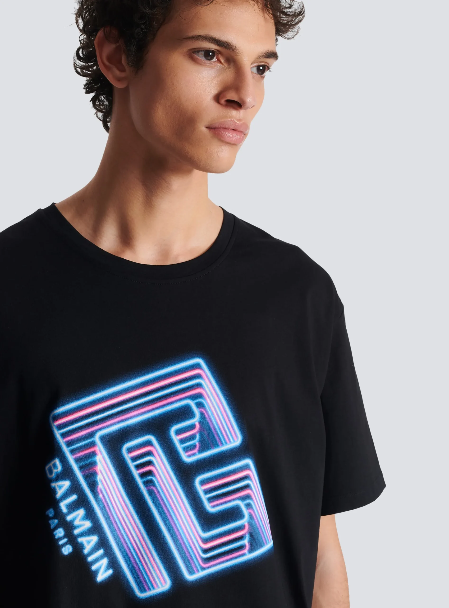 Sale Neon Logo T-shirt Sportswear|T-Shirts