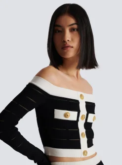 Clearance Off-the-shoulder Knit Top Women Tops And Shirts