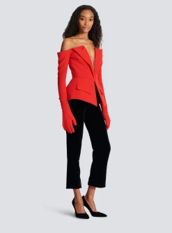 New Off-the-shoulder Peplum Top Women Tops And Shirts