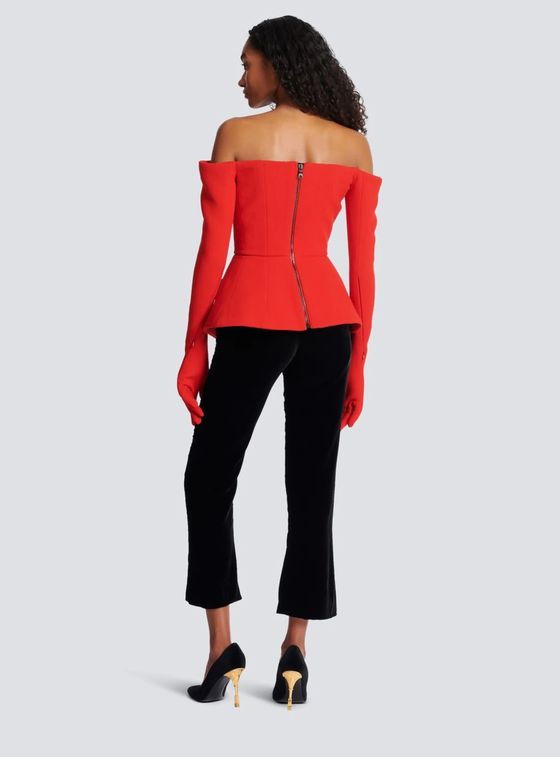 New Off-the-shoulder Peplum Top Women Tops And Shirts