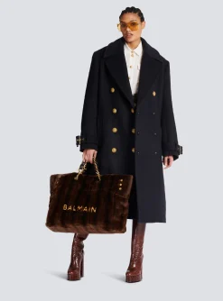Sale Oversized Double-breasted Coat Women Outerwear