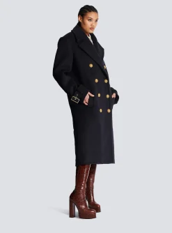 Sale Oversized Double-breasted Coat Women Outerwear