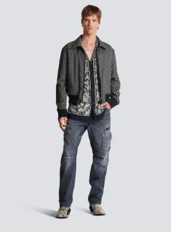Fashion Paisley And Mini Monogram Printed Silk Shirt Shirts And Polos
