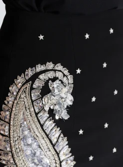Outlet Paisley And Stars Embroidered Skirt Women Skirts