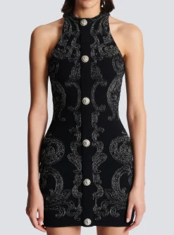 Online Paisley Knit Sleeveless Dress Women Dresses