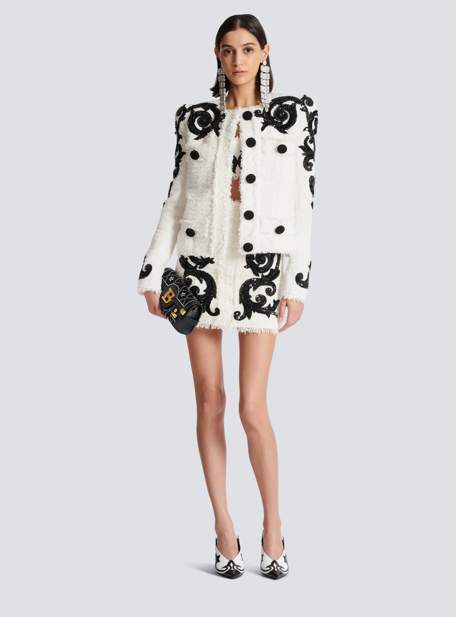 Online Paisley Tweed Jacket Women Jackets And Blazers