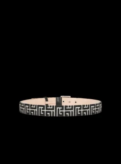 Cheap PB Belt In Monogrammed Jacquard Belts