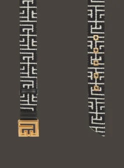 Cheap PB Belt In Monogrammed Jacquard Women Belts