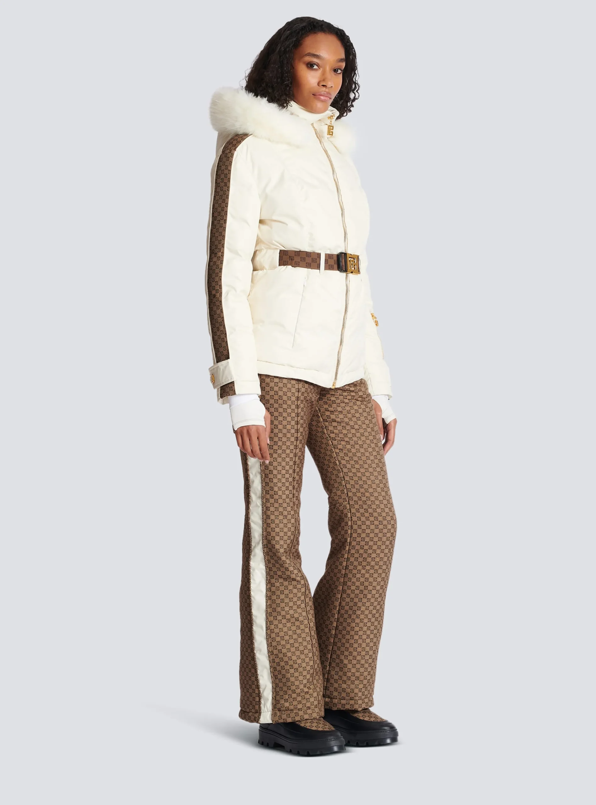 Shop PB Down Jacket With Belt Women Outerwear