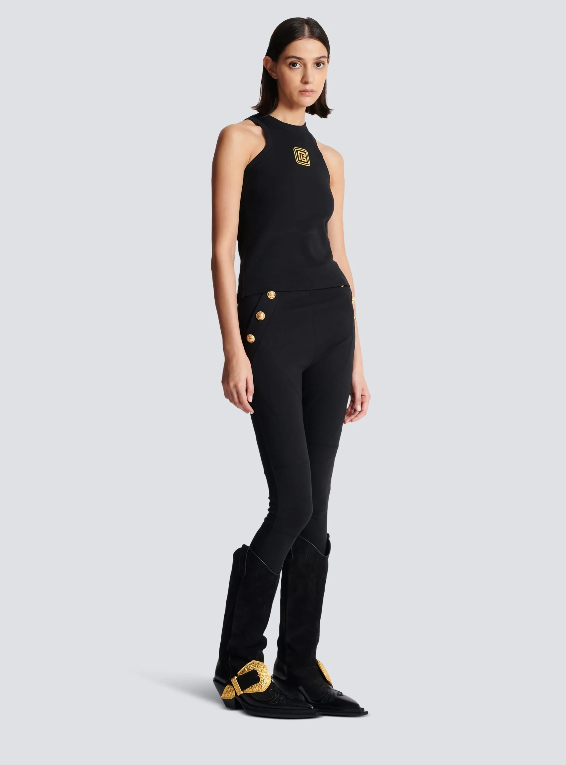 Best Sale PB Embroidered Tank Top Women T-Shirts