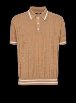 Outlet PB Labyrinth Wool Polo Shirt Knitwear|Shirts And Polos