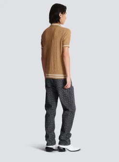 Outlet PB Labyrinth Wool Polo Shirt Knitwear|Shirts And Polos