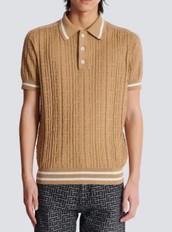 Outlet PB Labyrinth Wool Polo Shirt Knitwear|Shirts And Polos