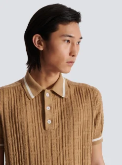 Outlet PB Labyrinth Wool Polo Shirt Knitwear|Shirts And Polos