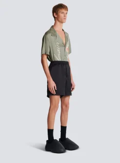 Online PB Signature Satin Shorts Sportswear|Trousers And Shorts