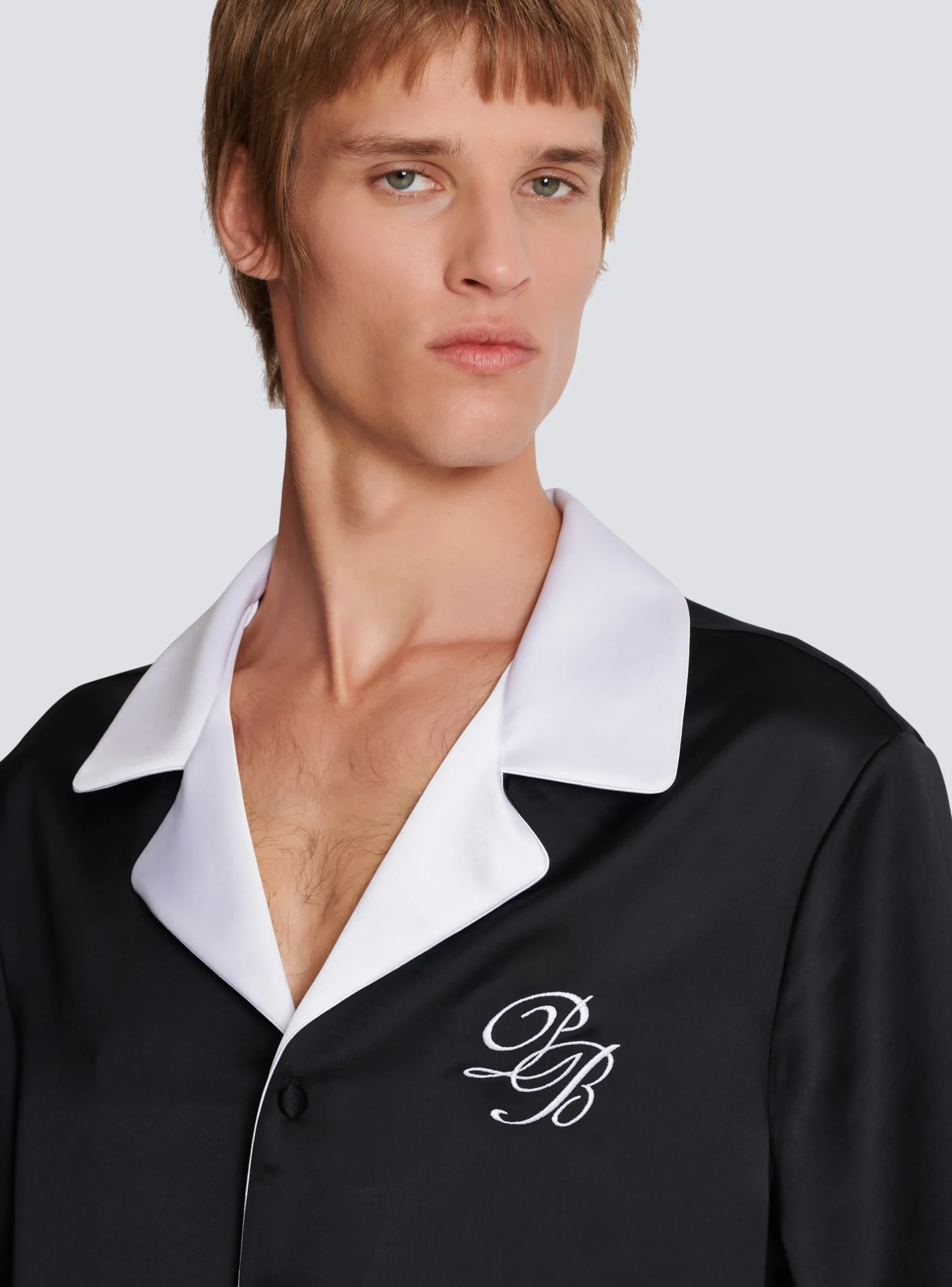 Online PB Signature Satin Short-sleeved Shirt Shirts And Polos