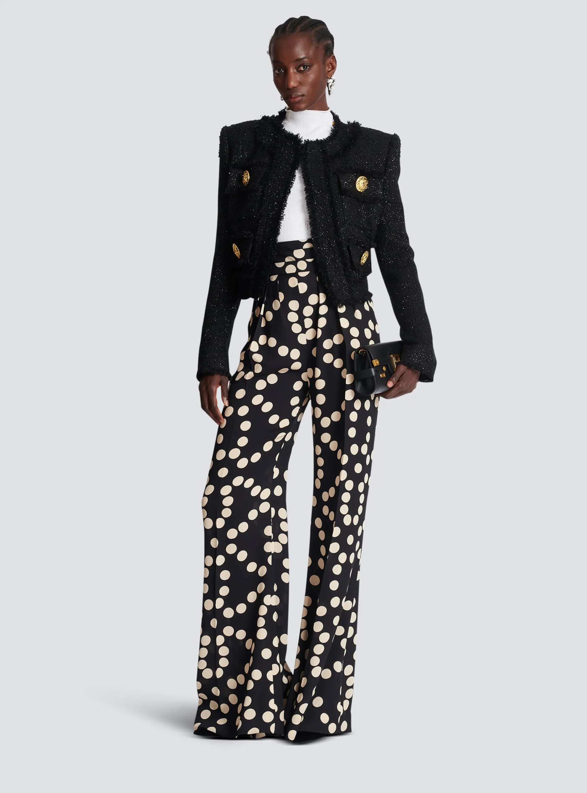 Clearance Polka Dot Wide-leg Trousers Women Trousers And Shorts