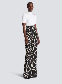 Clearance Polka Dot Wide-leg Trousers Women Trousers And Shorts